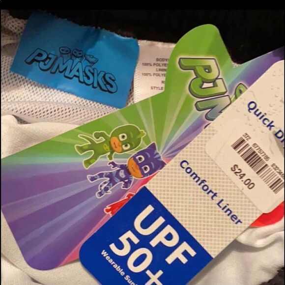 PJMASKS Toddlers Swim Trunks with attached liner - Picture 6 of 7